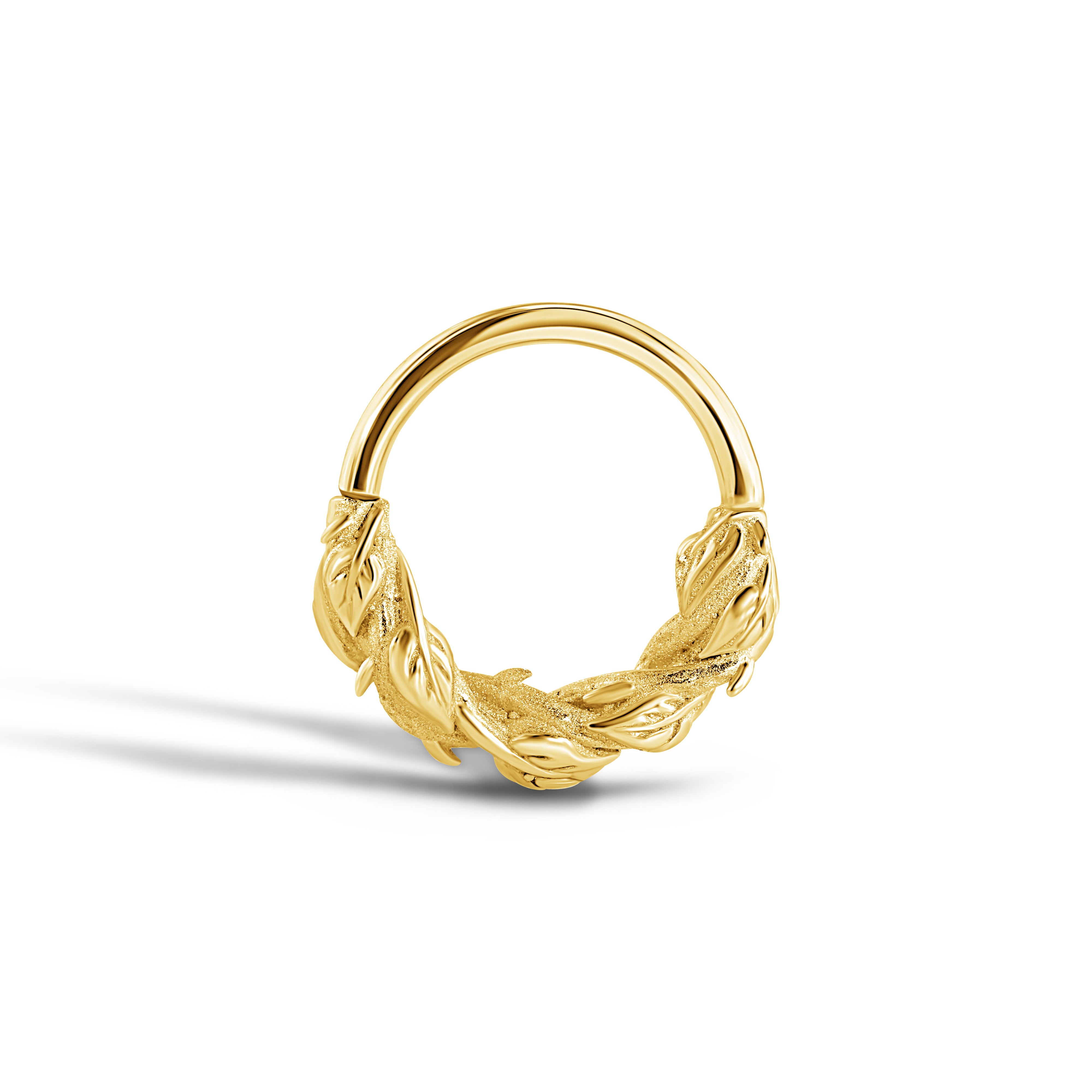 Sandblasted Thorns Seamless Ring – NorVoch