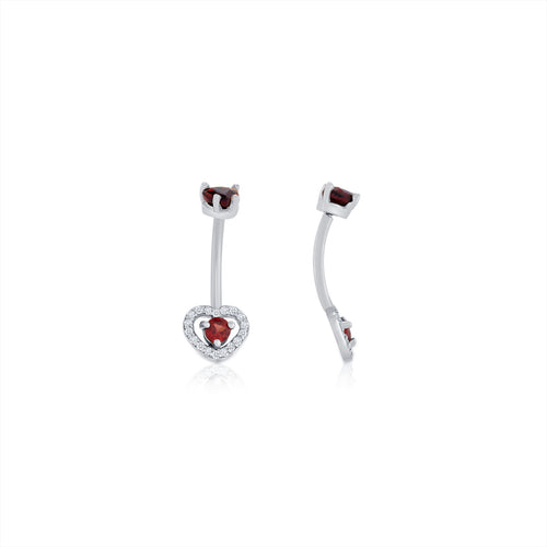 Heart Beauty Curved Barbell
