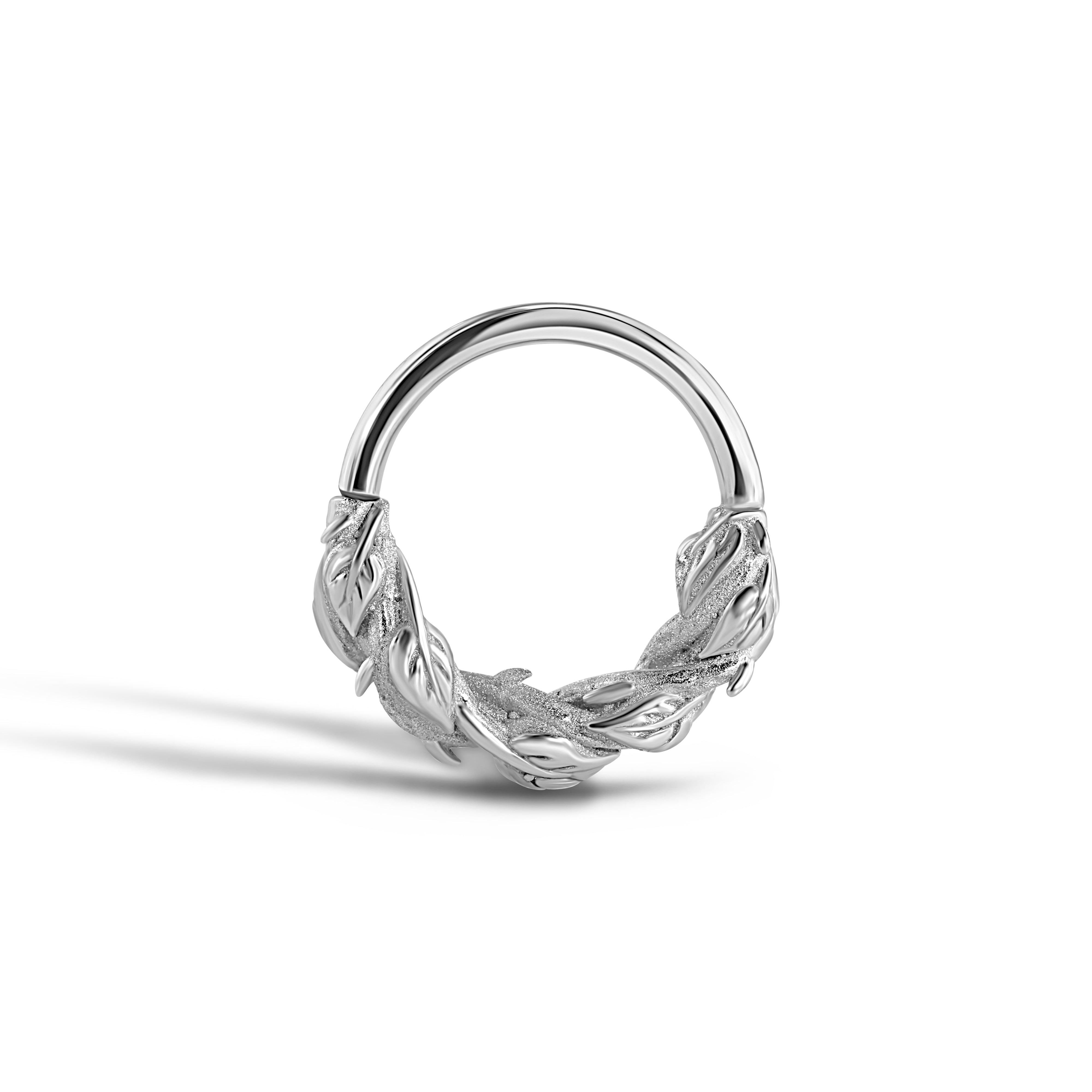 Sandblasted Thorns Seamless Ring – NorVoch