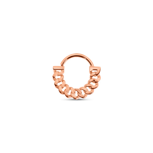 Cuban Forward Facing Seamless Ring