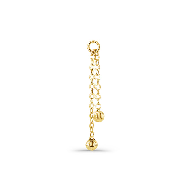 Double Cable Chain with Diamond-Cut Balls