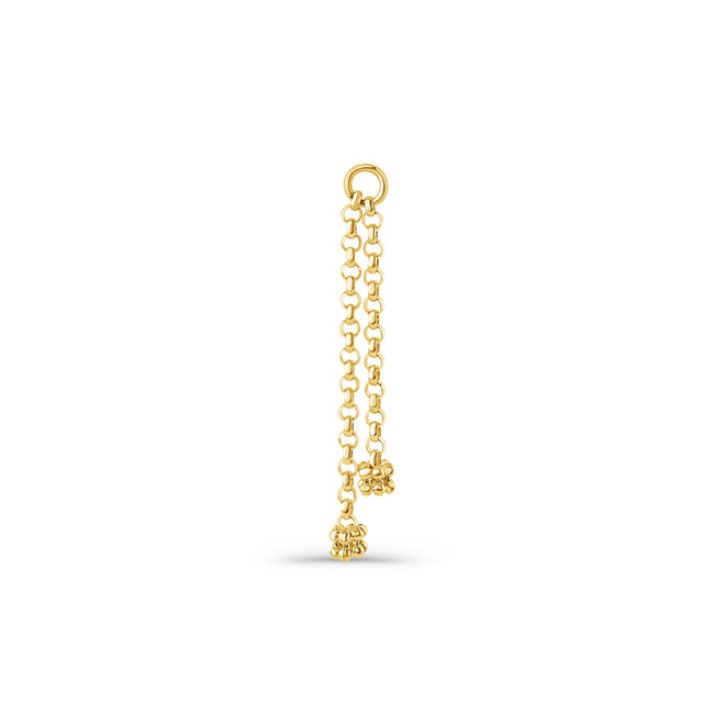 Double Rolo Chain with Beads