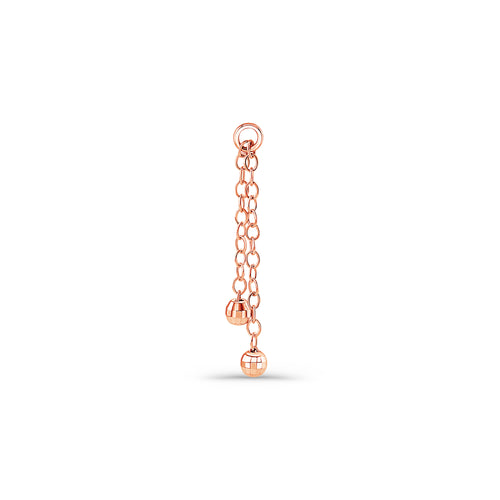 Duo Cable Chain with Disco Balls