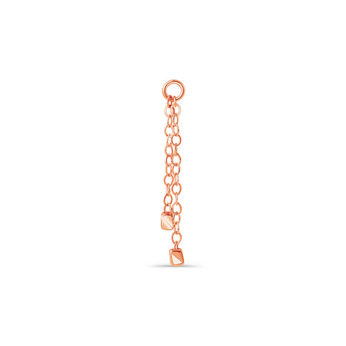 Double Cable Chain with Cubes