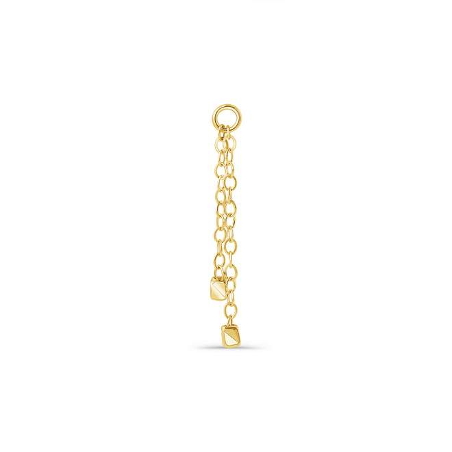 Double Cable Chain with Cubes
