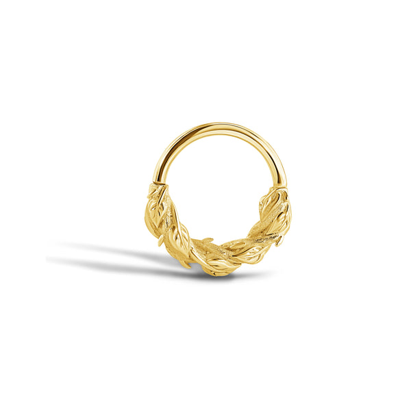 Sandblasted Thorns Seamless Ring – NorVoch