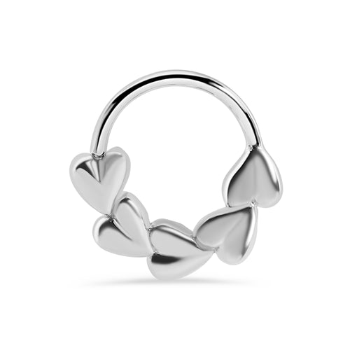 Puffy Hearts Seamless Ring