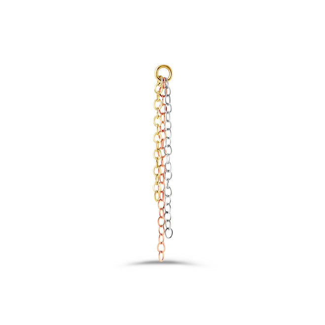 Mixed Color Cable Triple Chain