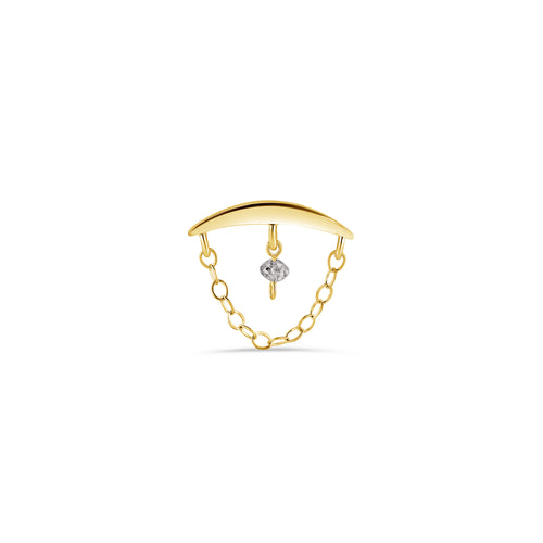 Hidden Helix with Raw Gem