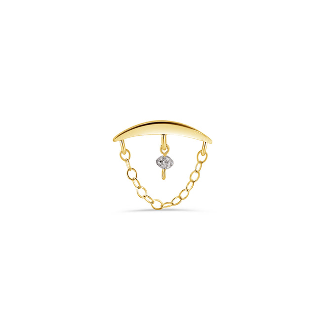 Hidden Helix with Raw Gem