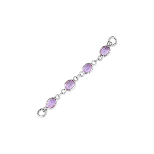 Oval Amethyst Chain