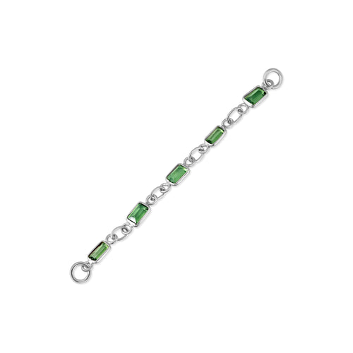 Baguette Tsavorite Chain