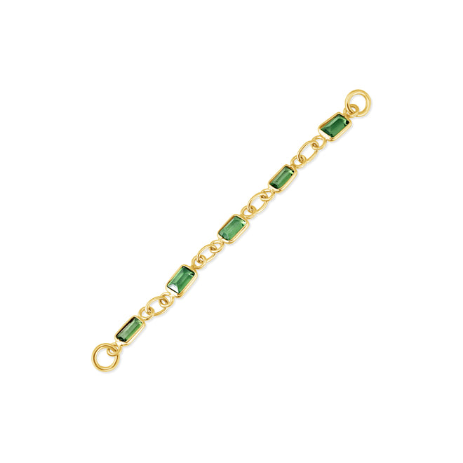 Baguette Tsavorite Chain