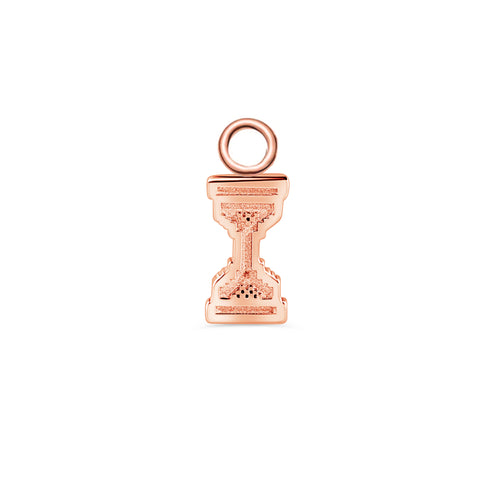 Pixel Hourglass Charm