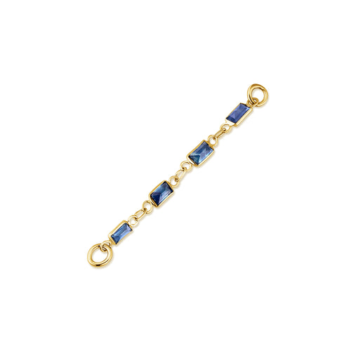 Baguette Blue Sapphire Chain