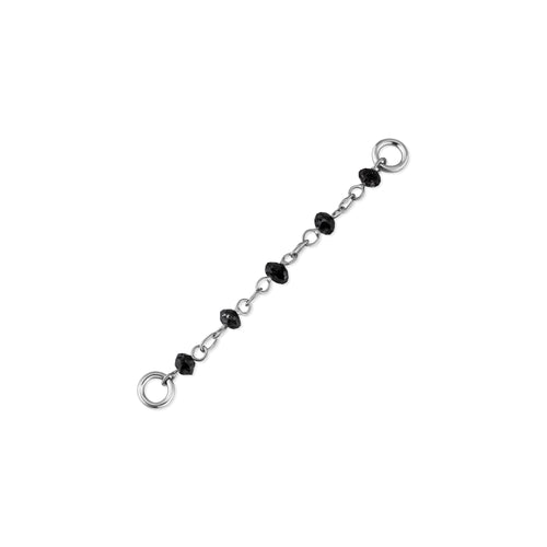 Black Gold and Black Diamond Bead Chain