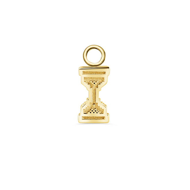 Pixel Hourglass Charm