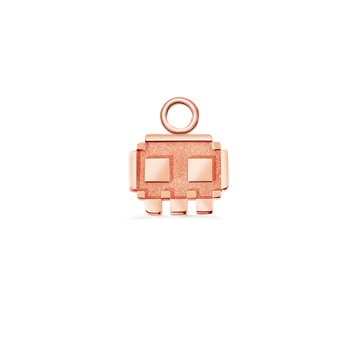 Pixel Skull Charm