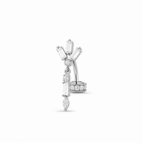 Anabel & Chambord Pavé Curved Barbell