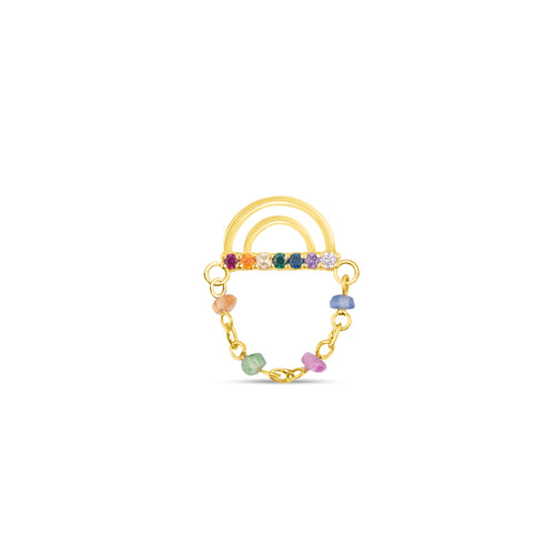 Rainbow with Sapphire Chain