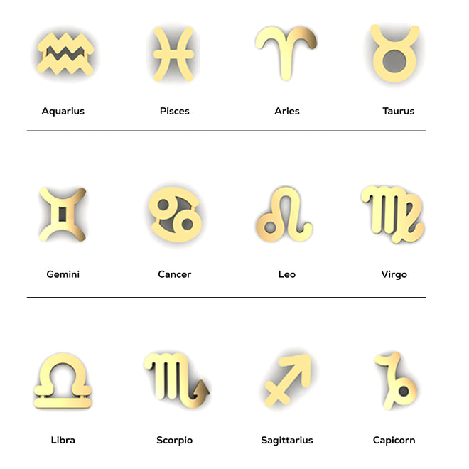 Astrological Sign Tooth Jewelry