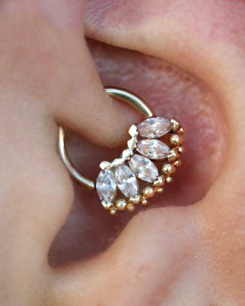 Marquise Beauty Seamless Ring