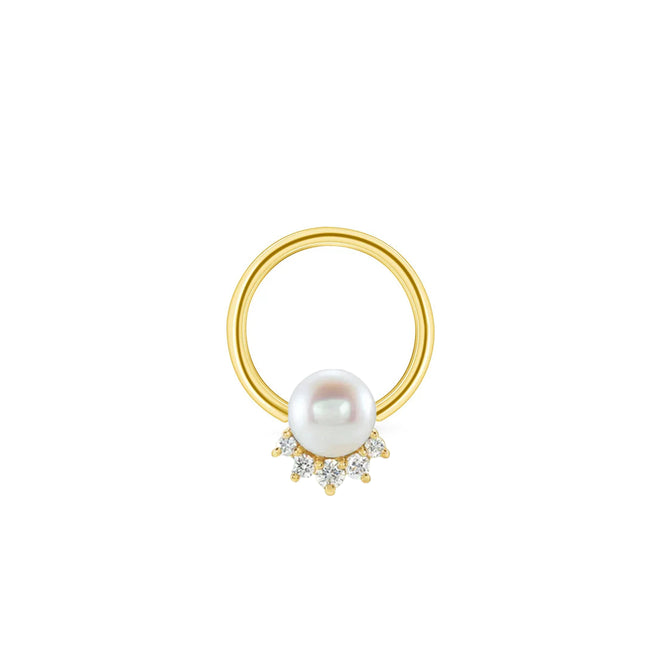 Pearl Star Seamless Ring