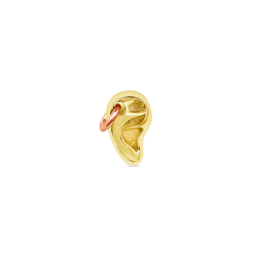 Mixed Metals Pierced Ear