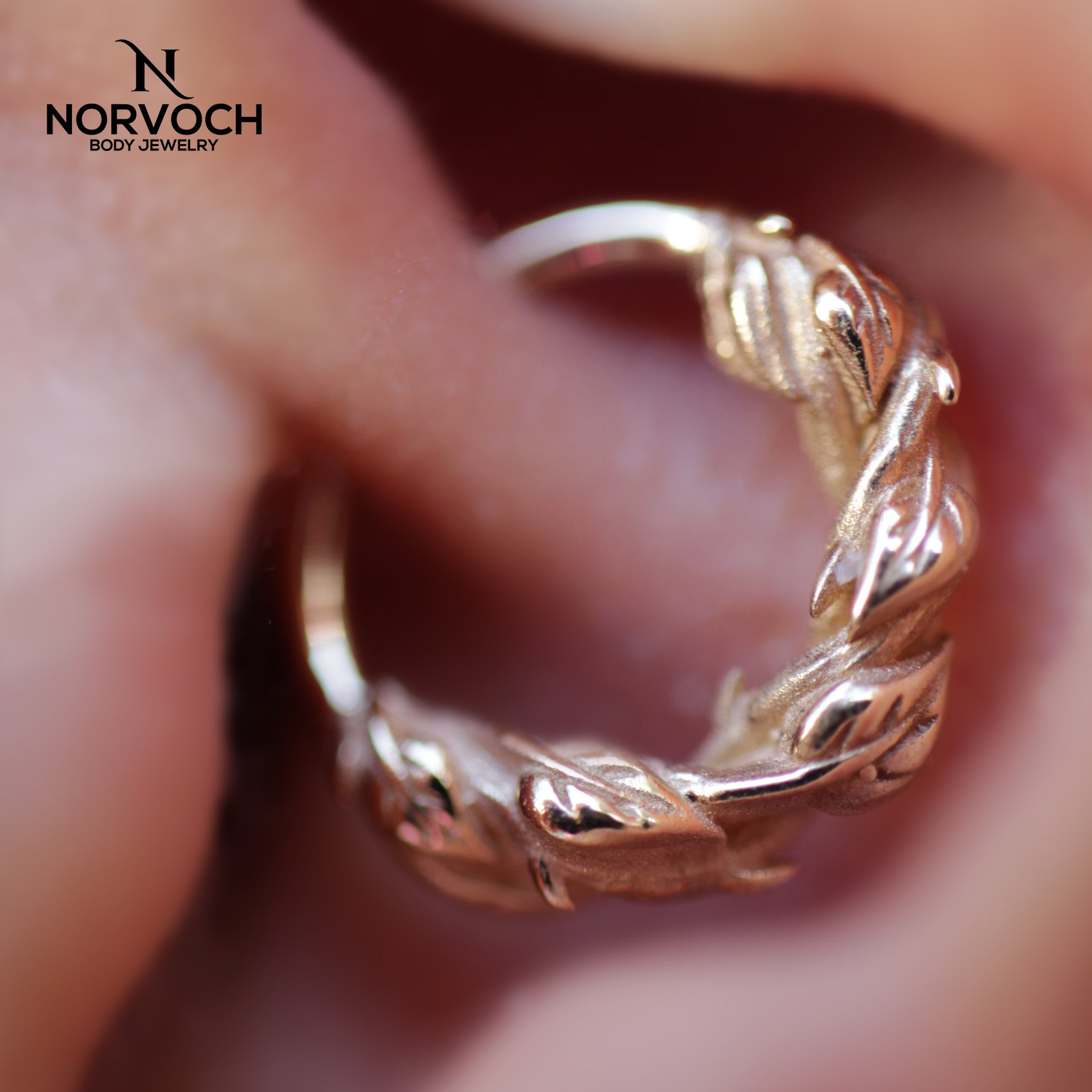 Sandblasted Thorns Seamless Ring – NorVoch