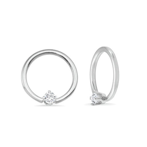 Seamless Ring with Classic Prong