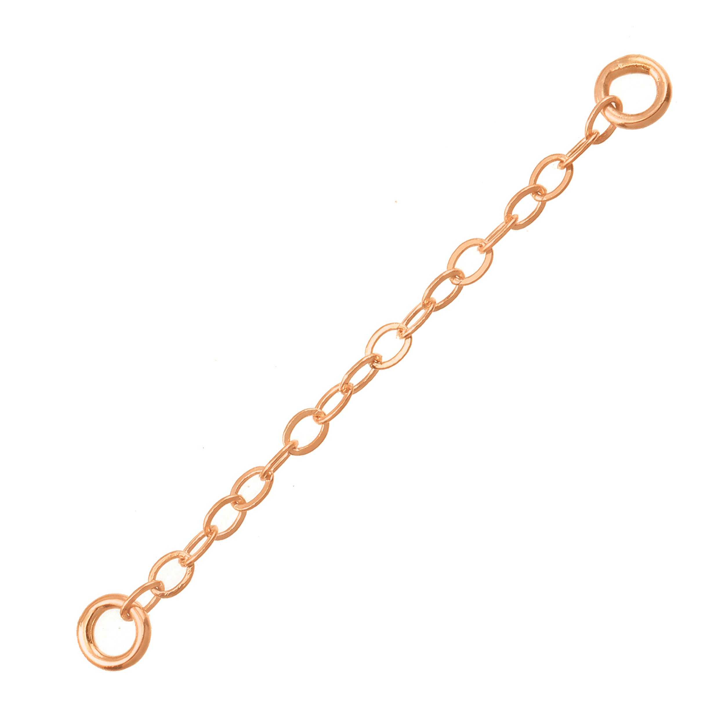 Replacement Split Chain - Cable or Rolo Cable Chain / Rose Gold Vermeil / 24 inch