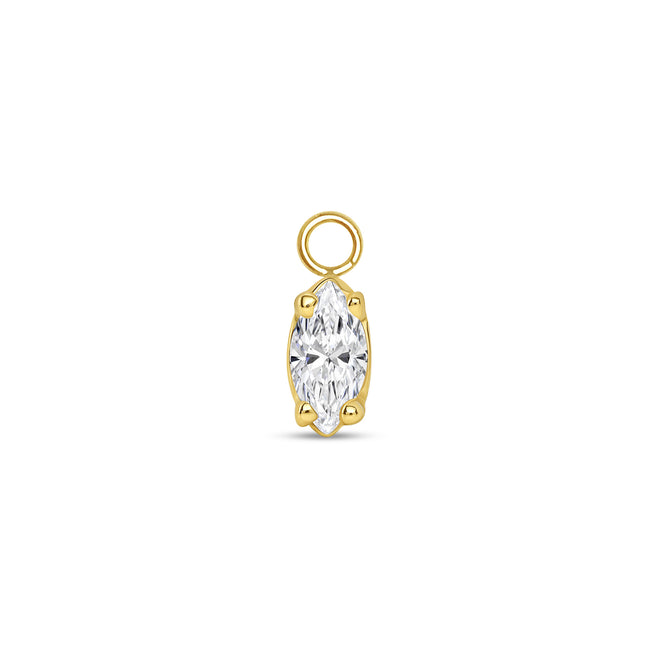 Ornament Marquise Prong Charm